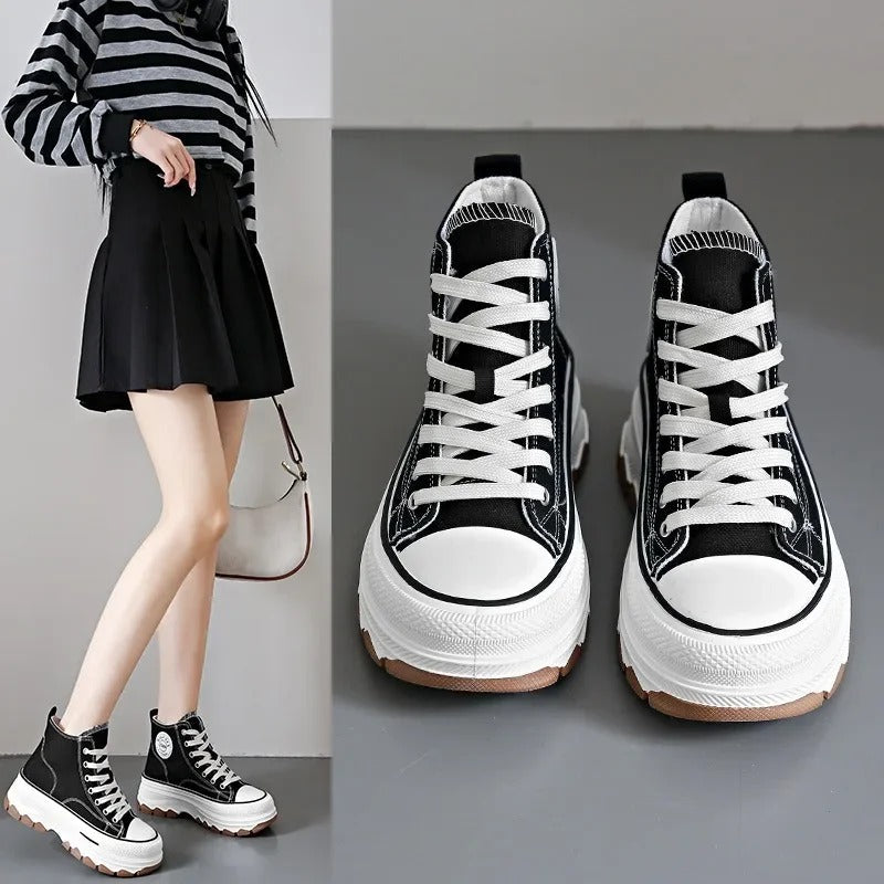 Non-slip Wear Resistant Spring Female Vulcanize Shoes