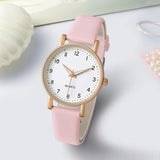 Casual Women's Watch Pu Leather Strap Wristwatch